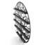 Red Barrel Studio® Wall Mounted 5 Tier Nail Polish Rack Holder, Tree Silhouette Round Metal Salon Wall Art Display, Black 3ED2763B62DC45068911A9BF676555F9
