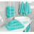 100% Cotton Premium Turkish Bath Towel Set, 6 Piece Super Soft and Absorbent Darcelle Collection-39069994