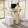 Bush Business Furniture Stratus 72W X 30D Eletric Height Adjustable Standing Desk With File Cabinet