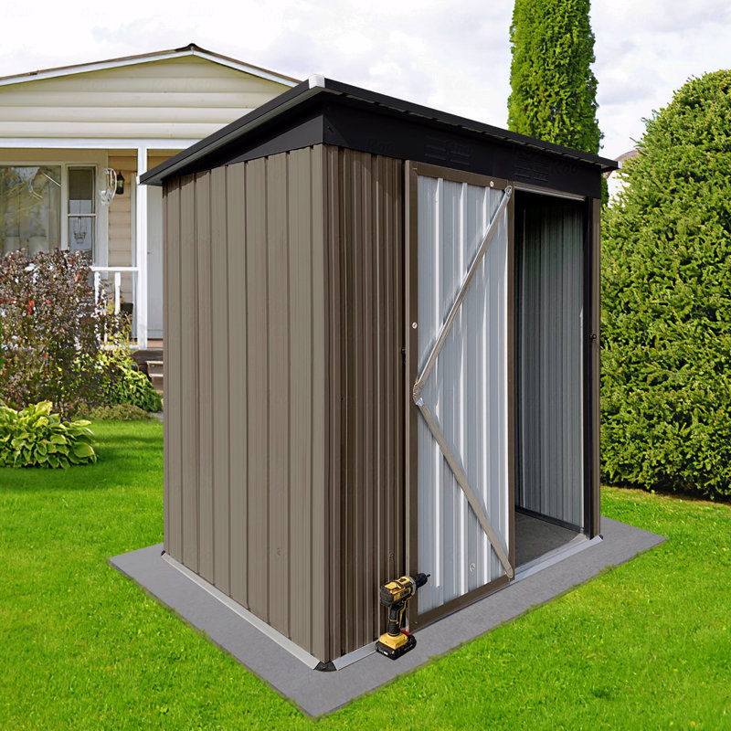 Remises de jardin en métal 5 pi x 4 pi
