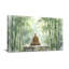 «Abstract Bamboo Forest Moine Meditation Peaceful Scene», reproduction d'art-221398998
