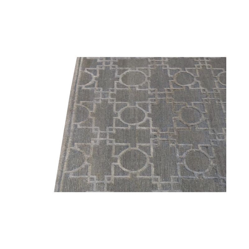 Hand-Knotted High-Quality Blue Area Rug