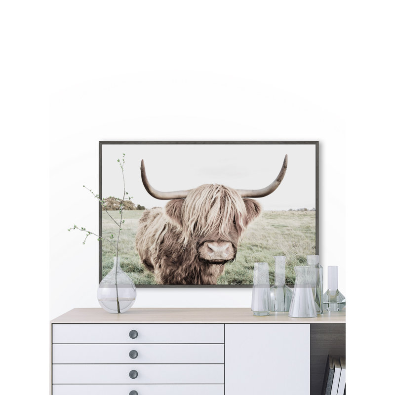 Green Pastures - Print, Floater Grey Framed Canvas, 41cm H x 41cm W x 3.81cm D