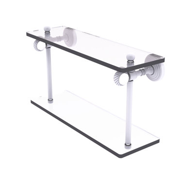 Jarrell 2 Piece Glass Tiered Shelf