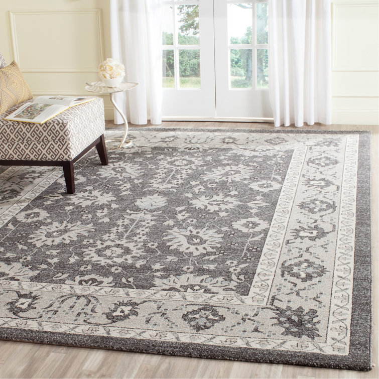 Carmel Dark Grey/Beige Area Rug