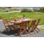 Woehler Folding Patio Dining Side Chair