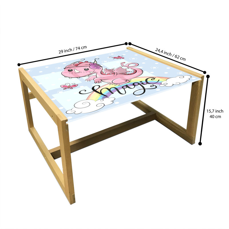 Jaelea Sled Coffee Table, 62cm H x 74cm W x 40cm D