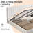 Lift Up Storage Bed Frame / Vertical Channel Tufted Headboard-1614852992-1614852994