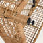 Ensemble de chaises longues en osier toutes saisons avec roulettes et dossier inclinable à 5 positions-301922536