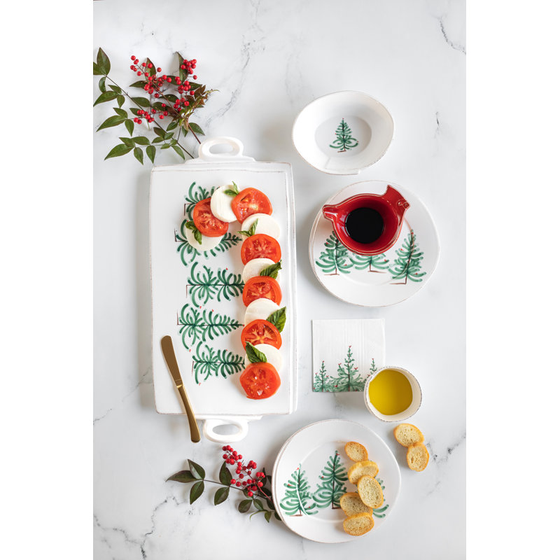 Lastra Holiday Handmade Stoneware Dinnerware Set