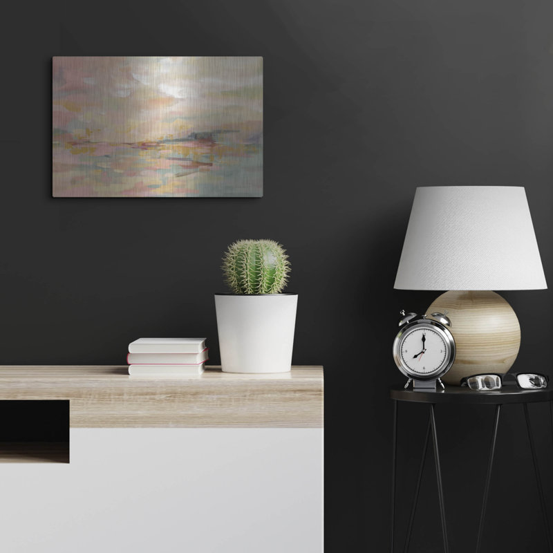 «Pink Waves» par Silvia Vassileva, H 16 po x l 24 po