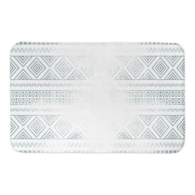 Tapis de bain tribal délavé Armendariz