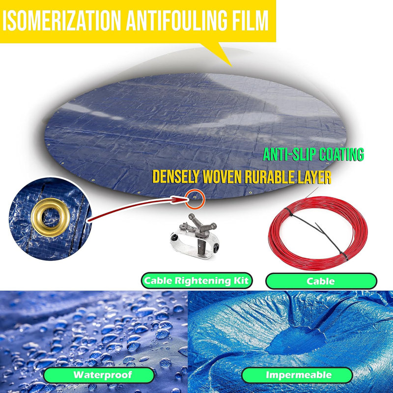 Housse de piscine Amgo Customize Premium, H 14 pi x l 14 pi