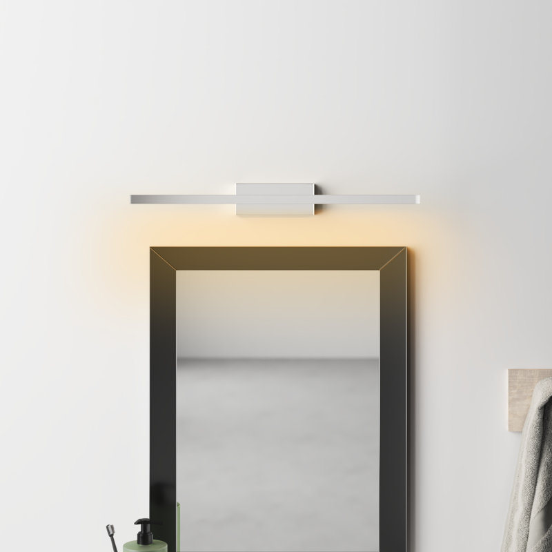 Rochelle Dimmable LED Bath Bar, 2700K, Chrome