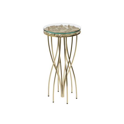 Table de bout en verre
