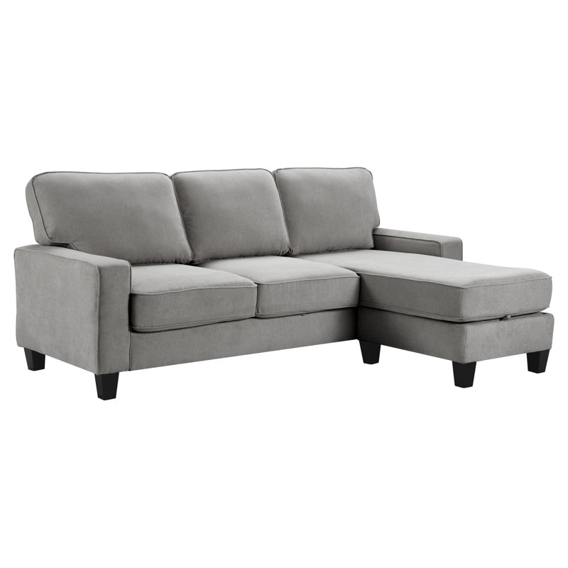 Canapé modulaire réversible avec rangement Serta Palisades, gris