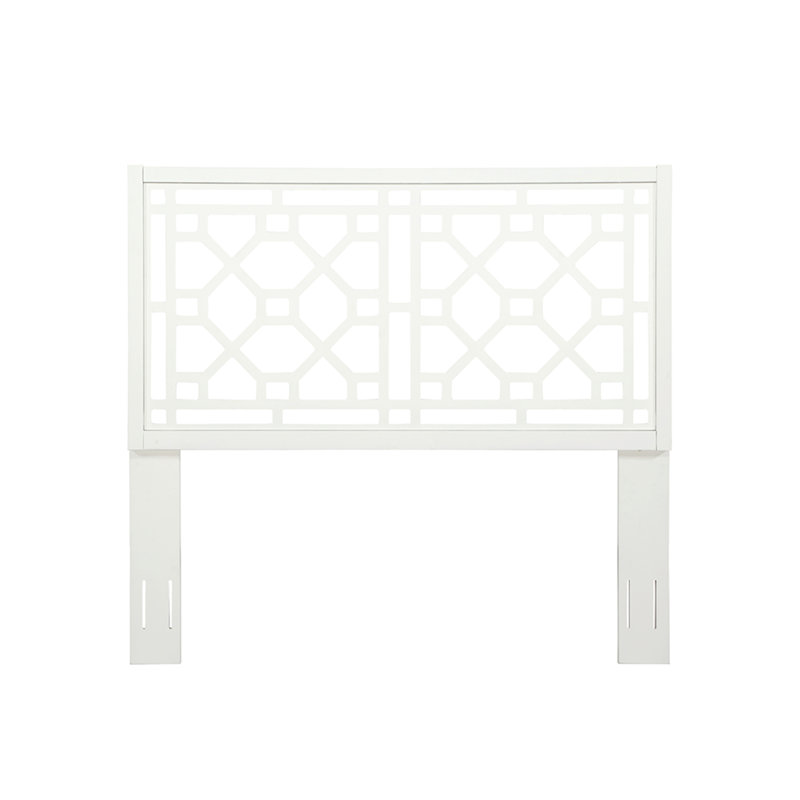 Tête de lit Tabor Chippendale blanche - grand / double (seulement une tête de lit)