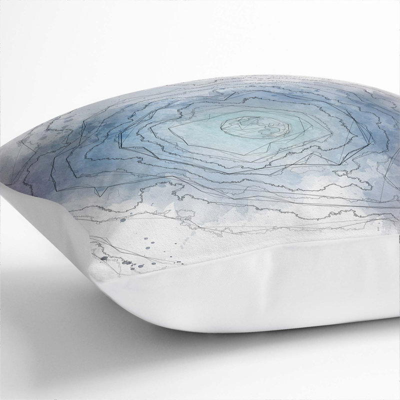 Moon in the Sky Cushion with Filling, White, 55cm H x 55cm W x 20cm D