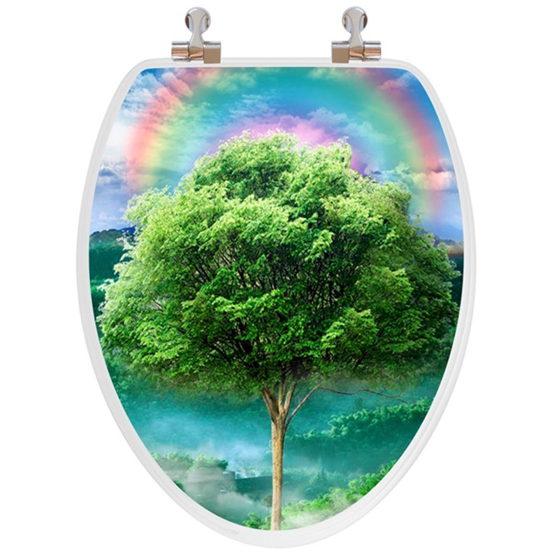 3D Vario Scenario Series Elongated Toilet Seat and Lid