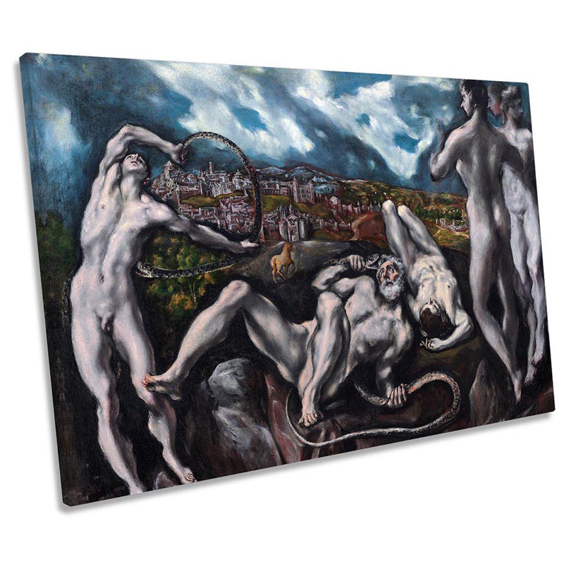 El Greco Laocoön - Wrapped Canvas Print, 61cm H x 91.4cm W x 4cm D