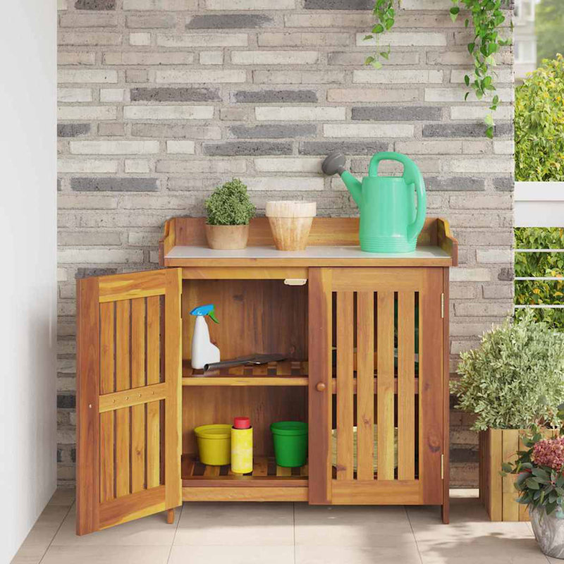 Solid Wood Potting Bench