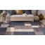 Tapis bleu touffeté à motif géométrique Allyne-1259850381