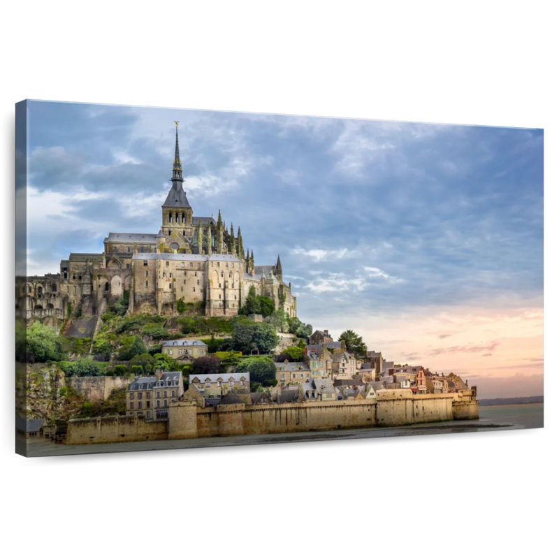 Adella - Mont Saint-Michel historique, H 8 po x l 12 po