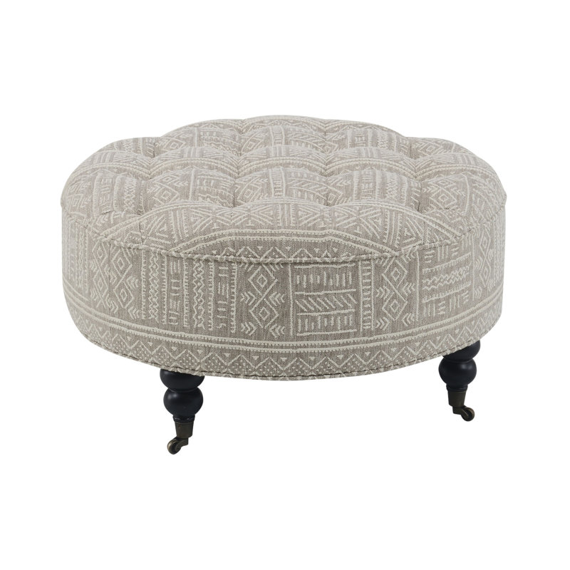 Repose-pieds en tissu avec roulettes Upendo