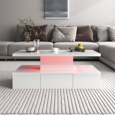 Campbelle Block Coffee Table with Storage
