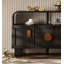 Buffet 53,54 "en bois massif standard noir
