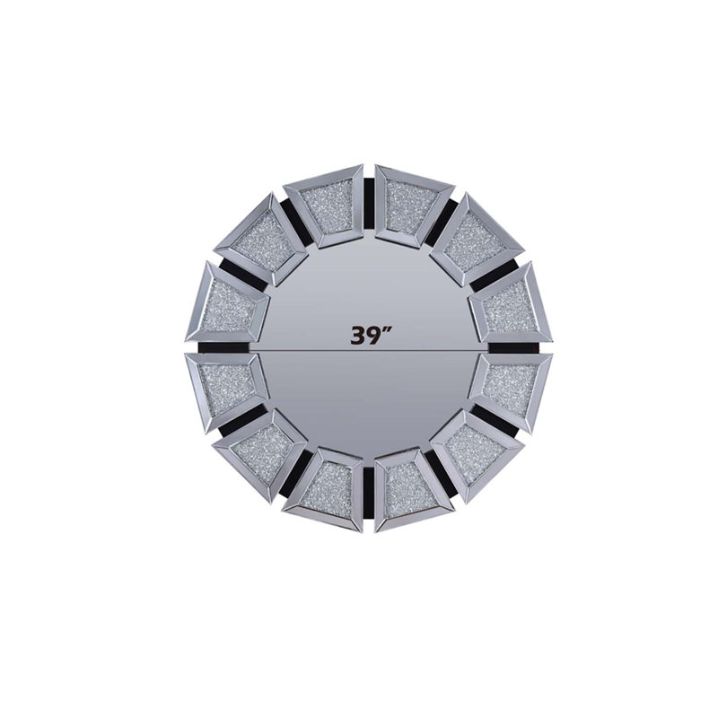 Nicarete Faux Stones Flat Wall Mirror