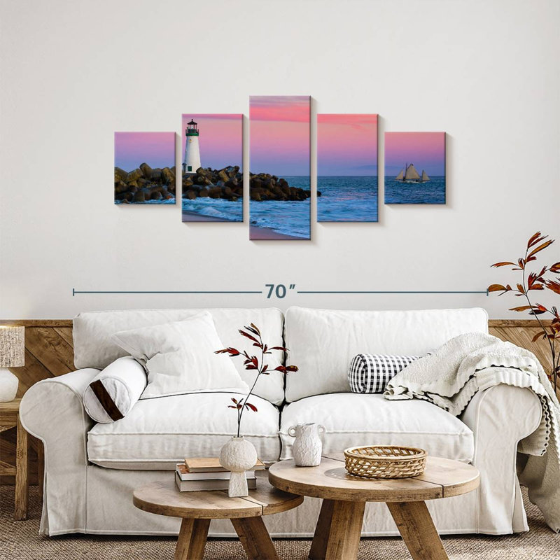 Phare de Santa Cruz Breakwater, H 24 po x l 55 po