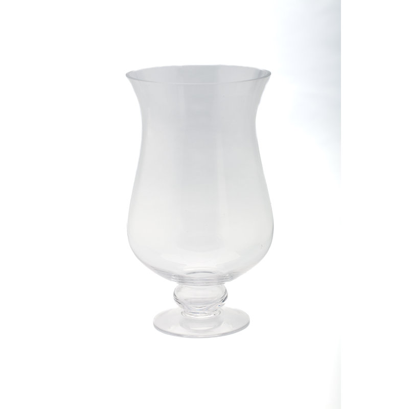 Glass Tabletop Hurricane, 12" H x 7" W x 7" D