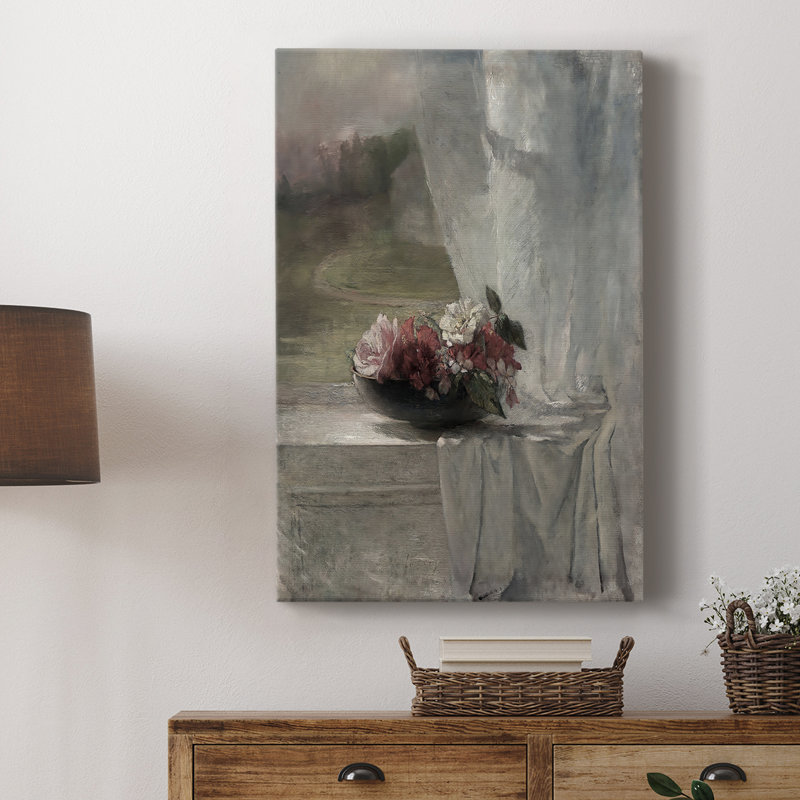 Imprimé floral rétro «Cachemire», H 36 po x l 24 po