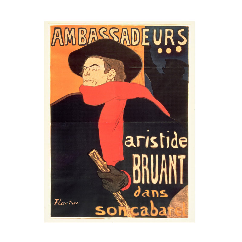 Art sur toile, Henri De Toulouse-Lautrec, H 24 po x l 18 po