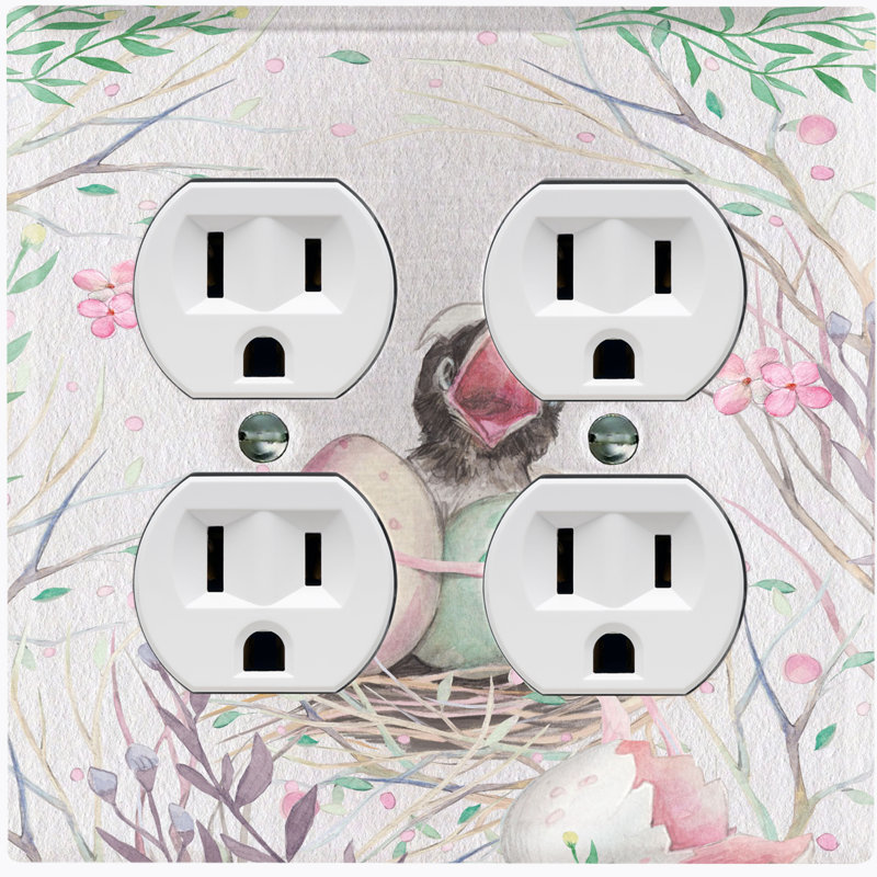 Animals Themed 2 - Gang Duplex Outlet Standard Wall Plate
