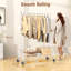 110cm Rolling Clothing Rack-130989176