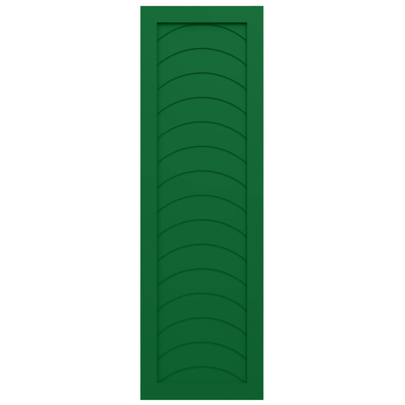 Volets de style moderne EnduraCore Composite Kyoto, Vert Guignet, L 18 po, H 33 po
