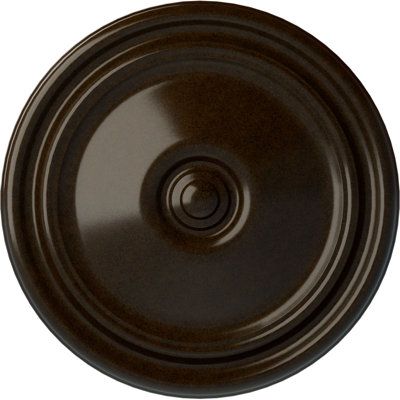 Endurathane Reece Ceiling Medallion, 12"OD x 1 3/4"P (Fits Canopies up to 2 3/8"), Hand-Painted Bronze Finish
