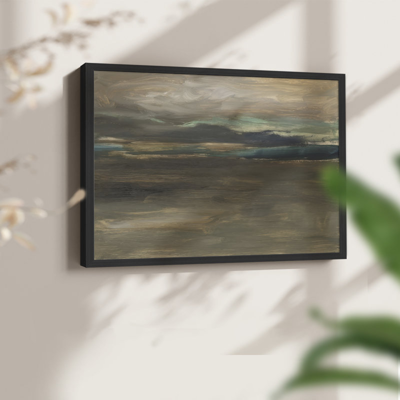 «Mute Lake View I», reproduction encadrée, Noir, H 16 po x l 20 po
