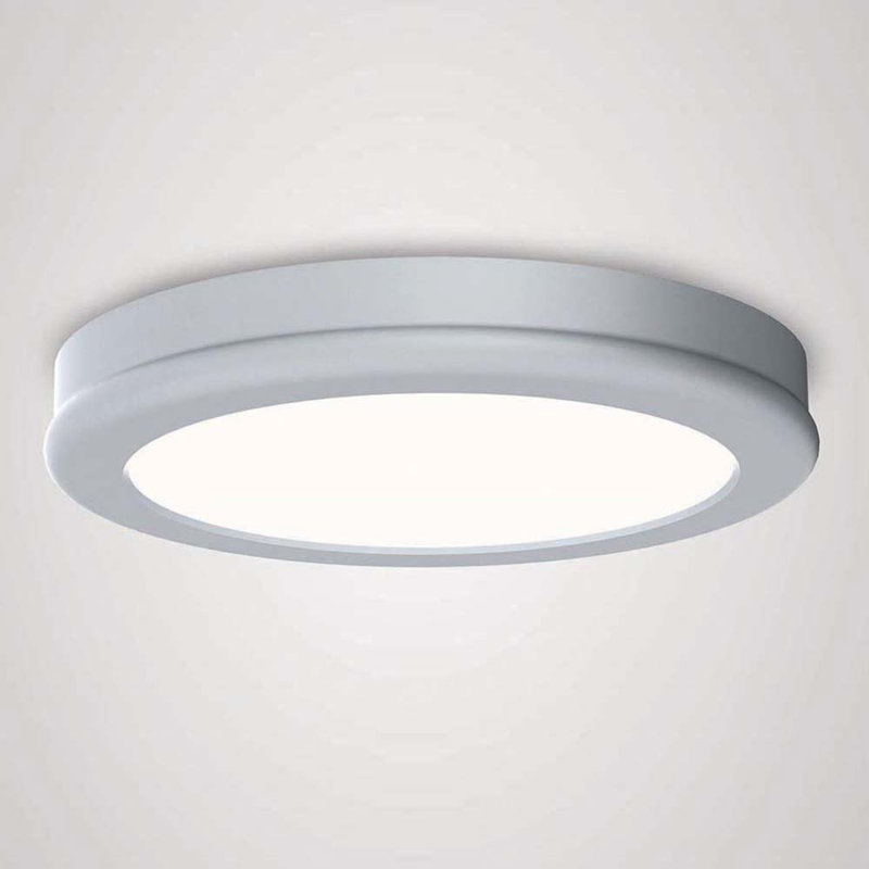 Geos 1 - Light Flush Mount, 0.88" H x 10" W x 10" D, 2700K, White