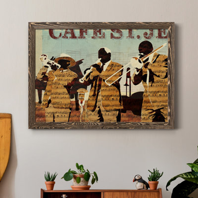 Café St. Jean - reproduction d'art sur toile