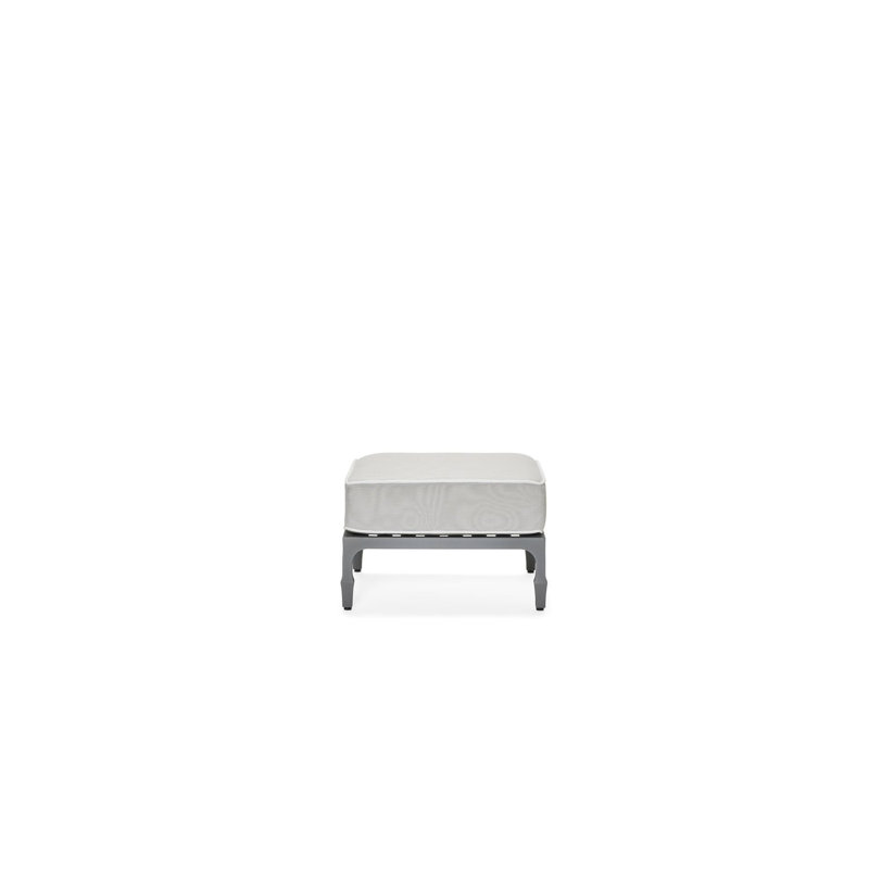Alberti Ottoman, Espresso, Fairview Indigo