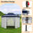 Outdoor Gazebo for Patio, Pop Up Canopy Tent with Mosquito Netting, Heavy Duty Party Tent-123131181