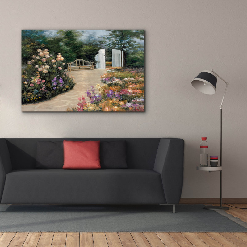 «Garden Enclave» par Diane Romanello, H 40 po x l 60 po x P 1,5 po