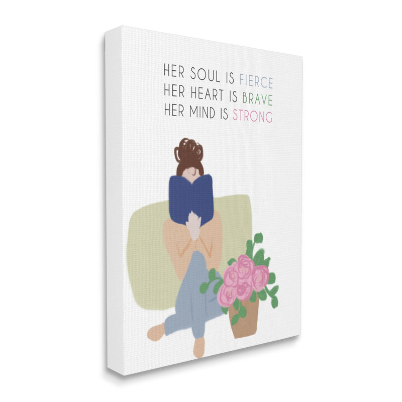 35_Her Soul Is Fierce, Plaque de bois, H 20 po x l 16 po