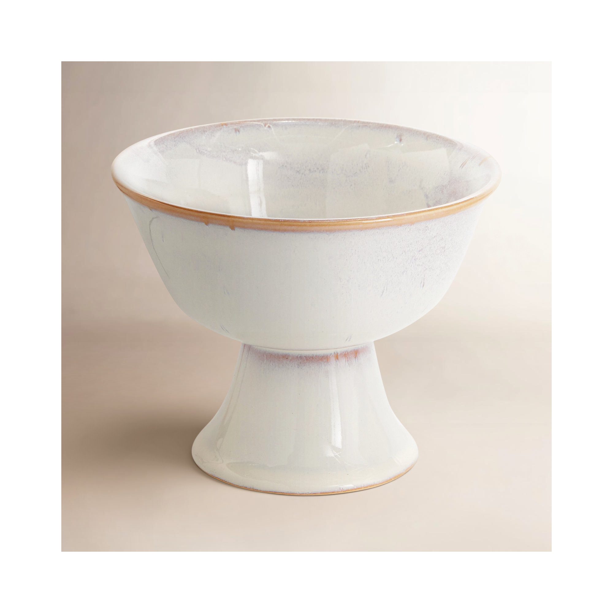 Handmade Ceramic Table Vase, 5.25" H x 7" W x 7" D