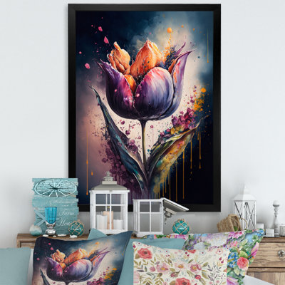 «Colorful Tulip I», reproduction sur toile