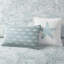 Ensemble de literie en coton Coastal, motif de plage brodé double / grand