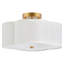 Plafonnier semi-encastré en tissu 4 lumières-1019904923-1019904924